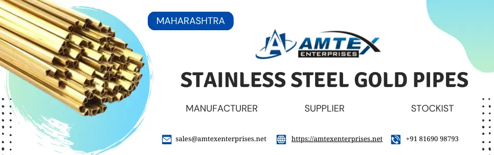 ss gold pipe manufacturer banner