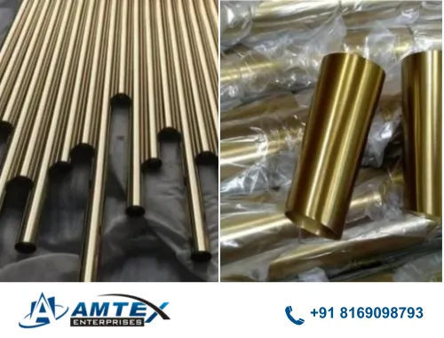 steel golden pipe